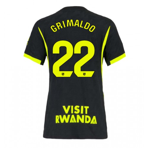 Atletico Madrid Alejandro Grimaldo #22 Vieraspaita Naiset 2026-27 Lyhythihainen